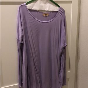 Lavender Piko top